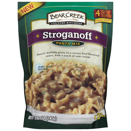 Bear Creek Pasta Stroganoff; 8.6 Ounces; 6 Per Case - High Mart Wholesale