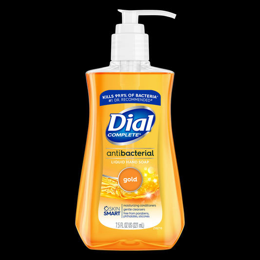 Dial Gold Antibacterial Liquid Hand Soap Pump; 7.5 Fluid Ounces; 12 Per Case