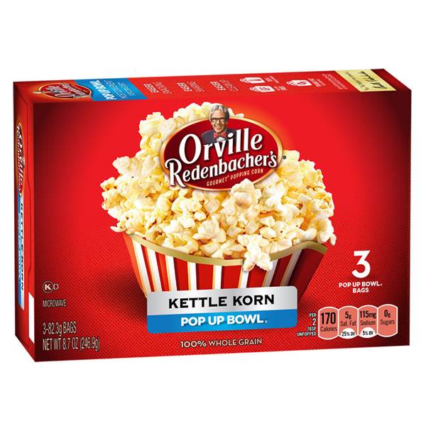 Orville Redenbachers Kettle Corn; 9.85 Ounces; 12 Per Case