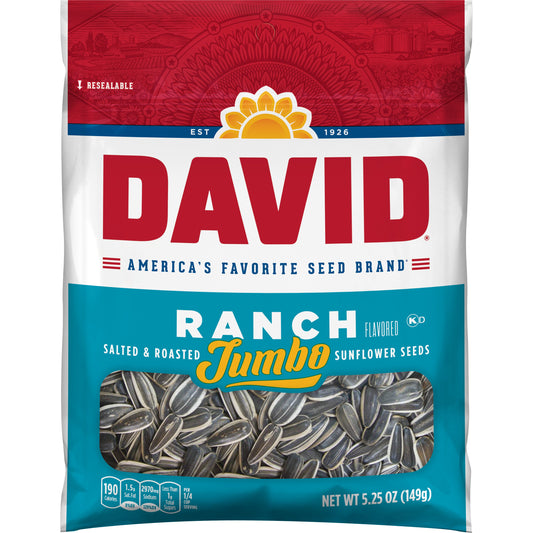 David Ranch In-Shell Sunflower Seeds; 5.25 Ounces; 12 Per Case