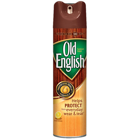 Old English Cleaner Lemon Aerosol; 12.5 Ounces; 12 Per Case - High Mart Wholesale