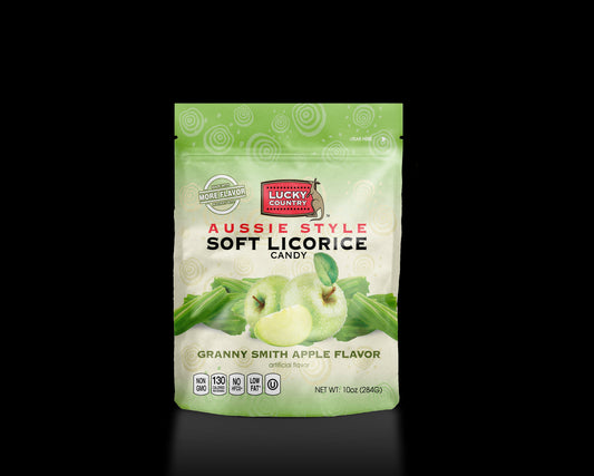 Lucky Country Apple Licorice; 10 Ounce; 8 Per Case - High Mart Wholesale
