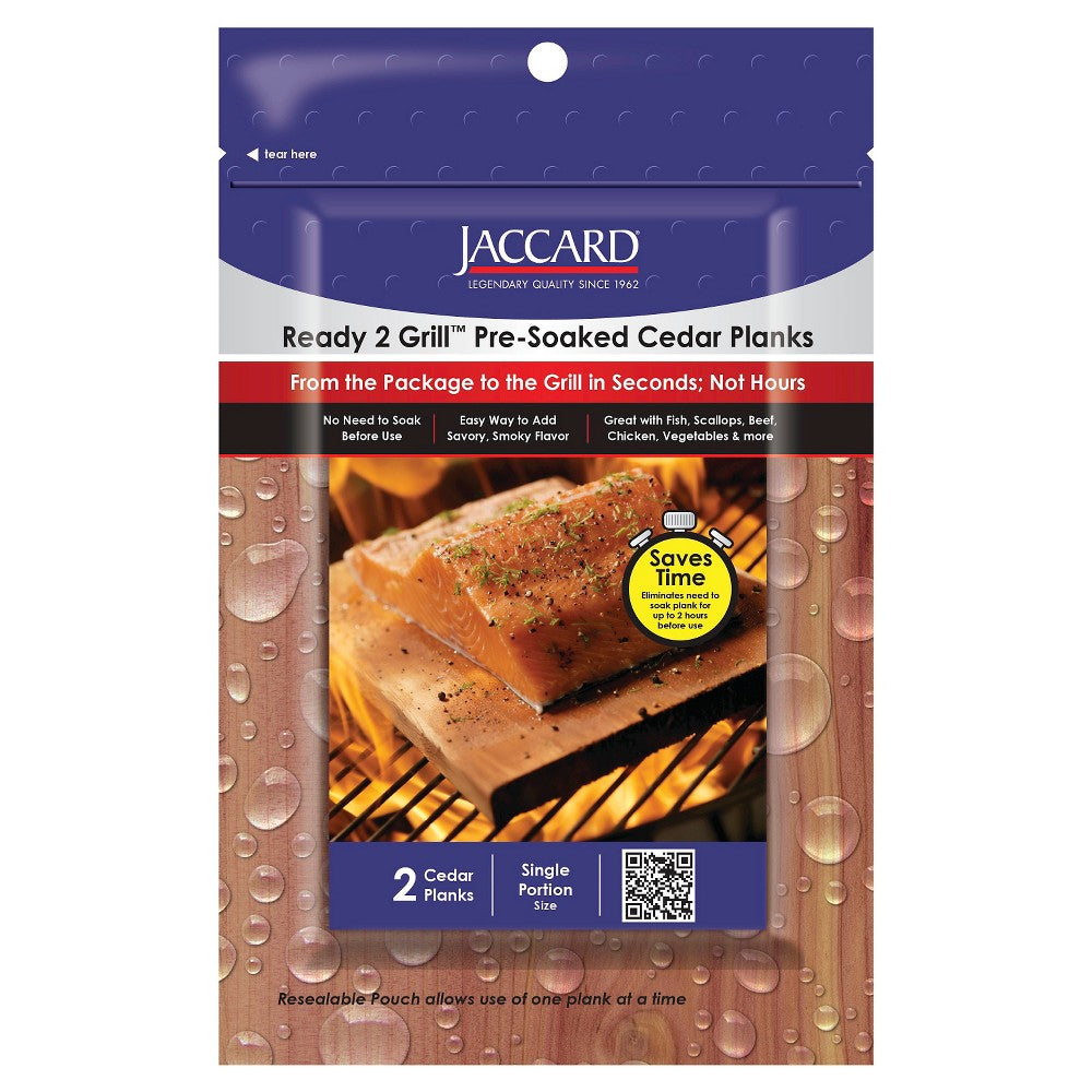 Jaccard Planks Ready Two Grill 6.5X3.5; 2 Count; 32 Per Case - High Mart Wholesale