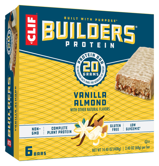 Clif Bar Clif Builders Vanilla Almond; 14.4 Ounces; 6 Per Case