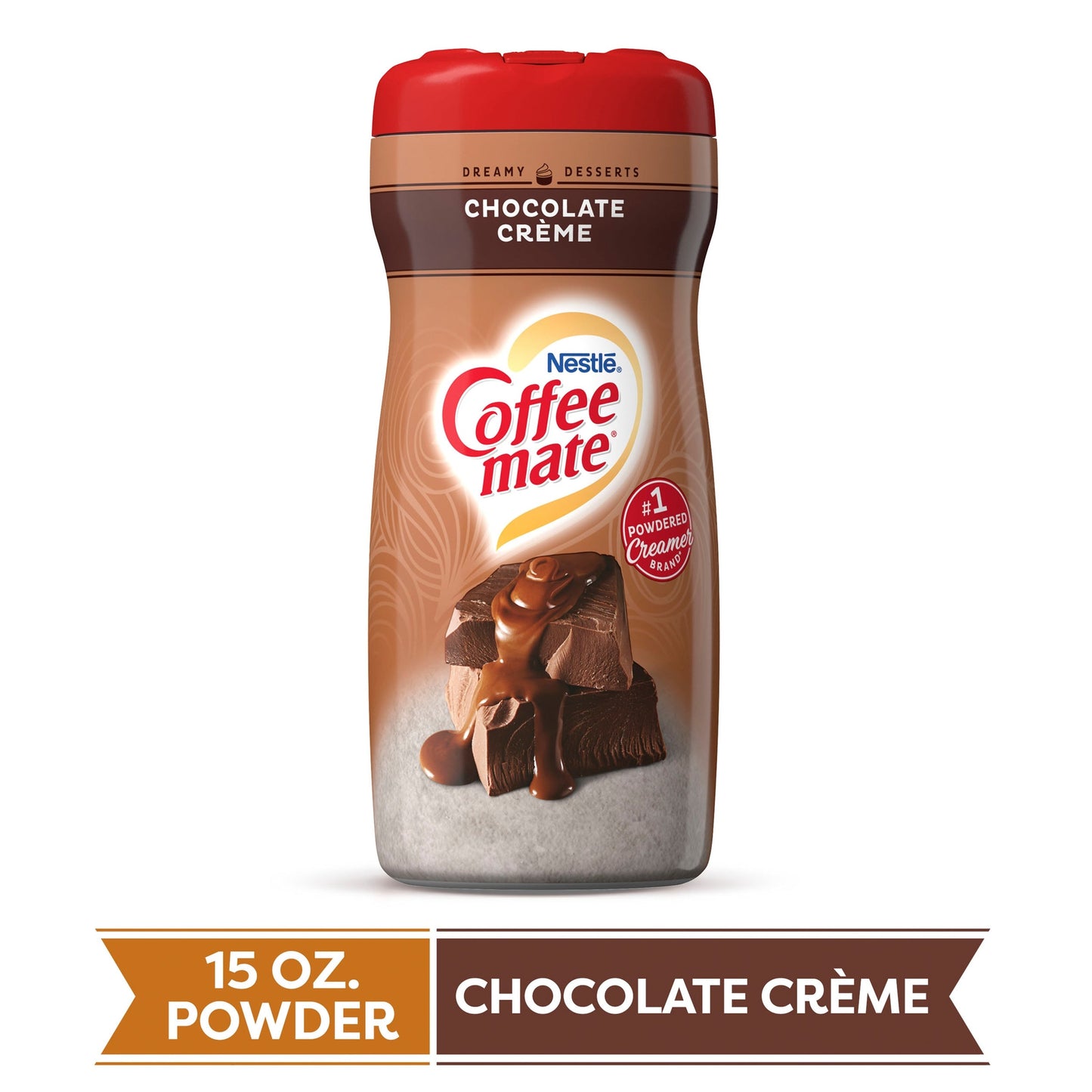 Coffee-Mate Chocolate Crð“Ð?Me Powder Creamer; 15 Ounces; 6 Per Case - High Mart Wholesale