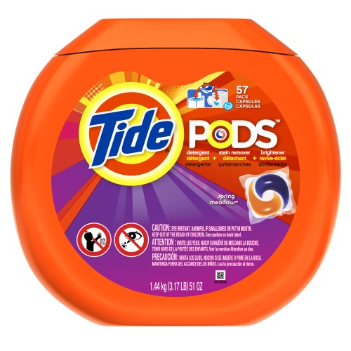 Tide Tide Liquid Pods Spring Meadow; 2.87 Pound; 4 Per Case