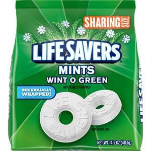 Lifesavers Wint-O-Green Stand Up Pouch; 13 Ounces; 6 Per Case