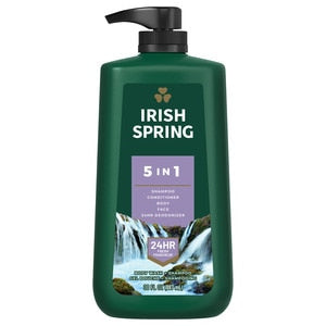 Irish Spring Body Wash 5-In-1 Pump; 30 Ounces; 4 Per Case