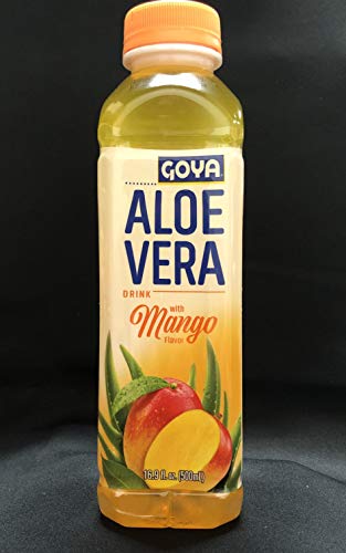 Goya Aloe Vera Drink Mango Flavor; 16.9 Fluid Ounces; 12 Per Case - High Mart Wholesale