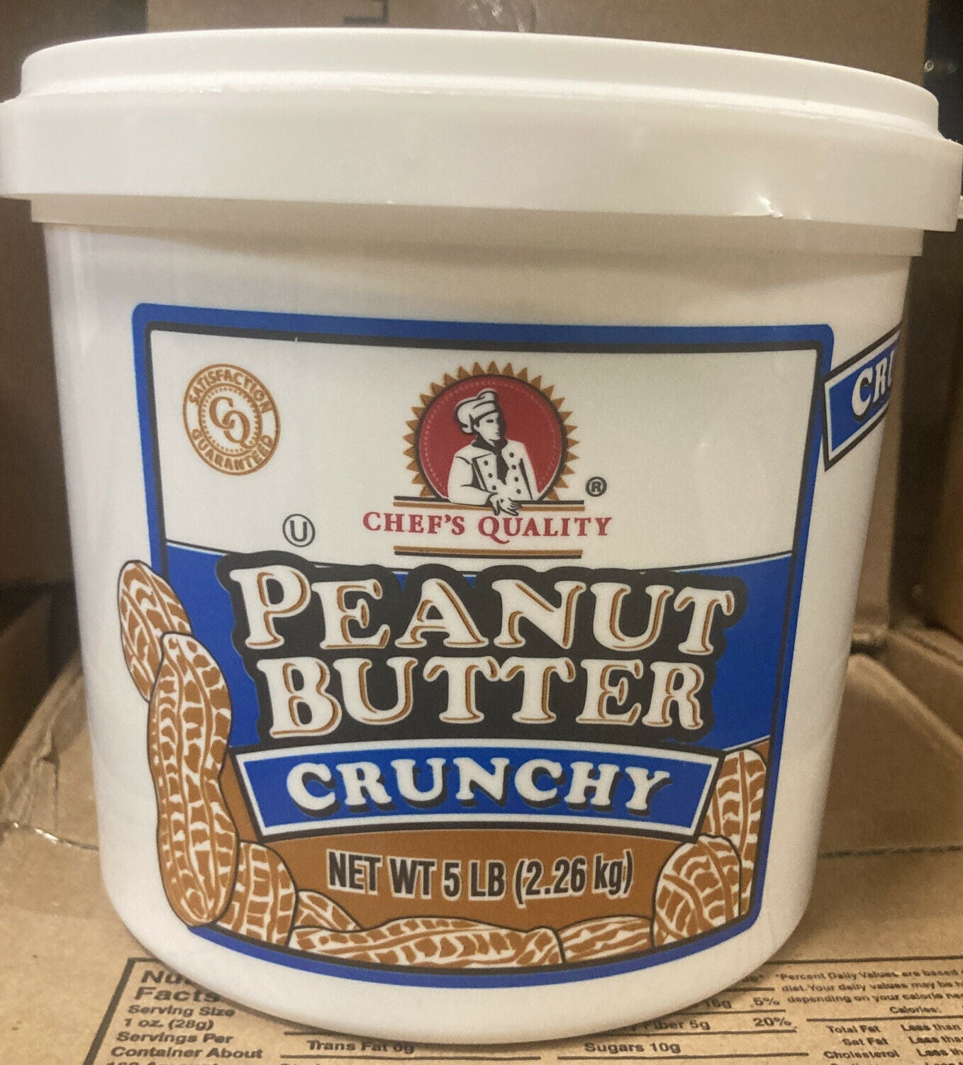 Once Again Nut Butter Natural Peanut Butter; 5 Pounds; 6 Per Case - High Mart Wholesale