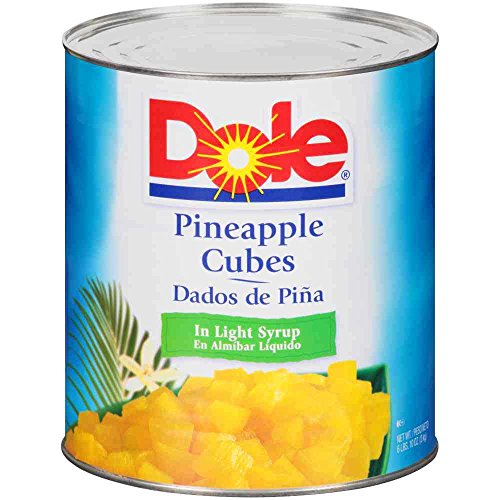 Dole In Light Syrup Cube Pineapple; 106.08 Ounces; 6 Per Case