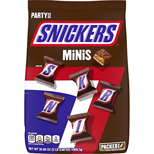 Snickers Mini Party Size Stand Up Pouch; 35.6 Ounces; 6 Per Case