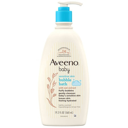 Aveeno Baby Bubble Bath; 18 Fluid Ounces; 3 Per Box; 4 Per Case - High Mart Wholesale