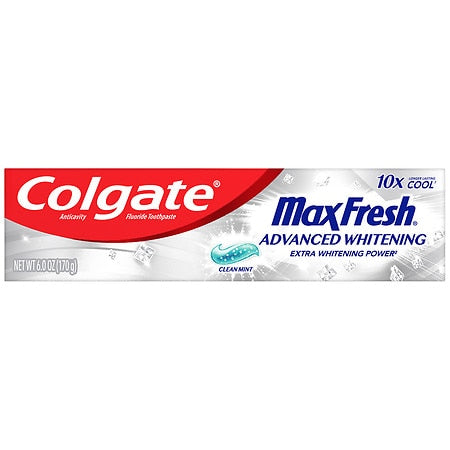 Colgate Max Fresh Advanced Whitening Clean Mint; 6 Ounces; 6 Per Box; 4 Per Case