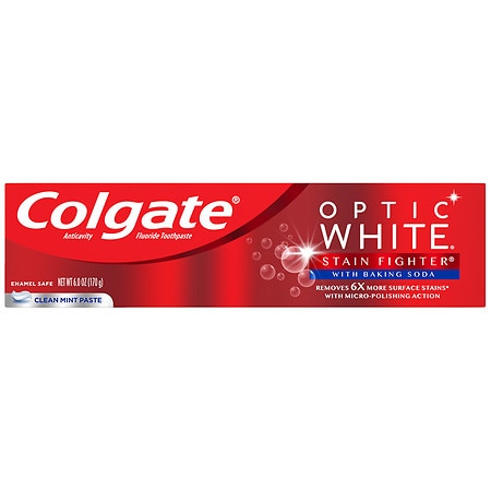 Colgate Optic White Toothpaste Stain Fighter; 6 Ounces; 6 Per Box; 4 Per Case