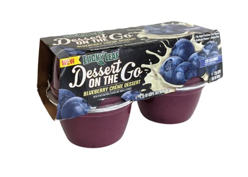 Lucky Leaf Dessert On The Go Blueberry Creme; 17 Ounces; 6 Per Case
