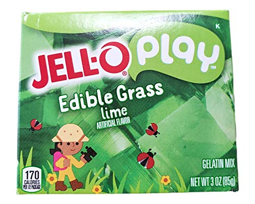 Jell-O Play Instant Powdered Gelatin Dessert Edible Grass; 3 Ounces; 24 Per Case - High Mart Wholesale