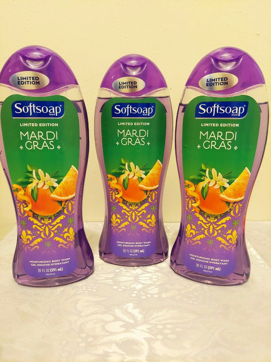 Softsoap Limited Edition Body Wash Mardi Gras; 20 Fluid Ounces; 4 Per Case