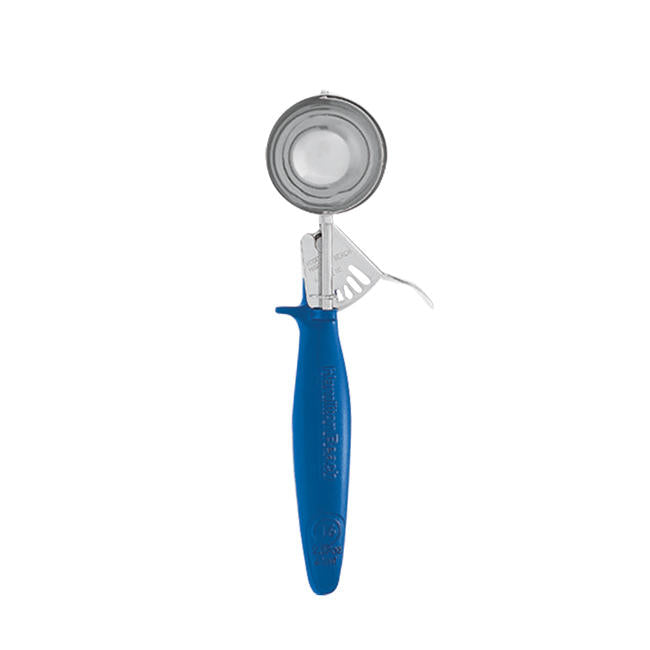 Hamilton Beach 2.07 Ounce Microban Stainless Steel Ergogrip Blue Disher; 1 Each