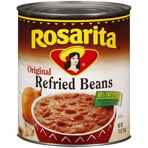 Rosarita Original Refried Beans; 112 Ounces; 6 Per Case - High Mart Wholesale