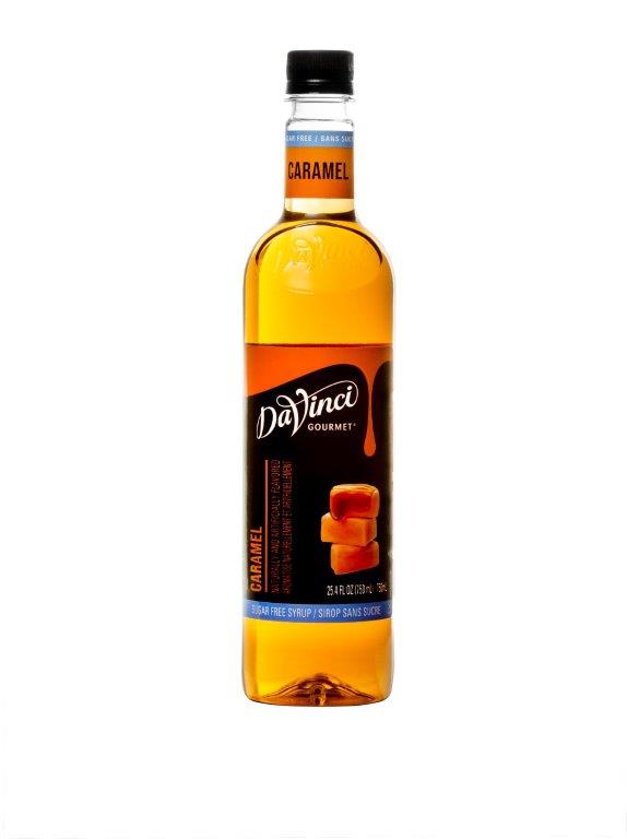 Davinci Gourmet Syrup Sugar Free Caramel Flavored; 750 Milileter; 4 Per Case - High Mart Wholesale