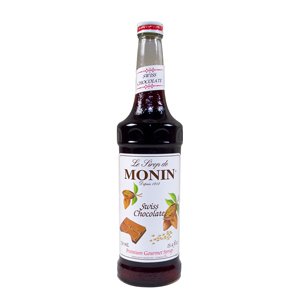 Monin Swiss Chocolate Syrup; 750 Milileter; 12 Per Case - High Mart Wholesale