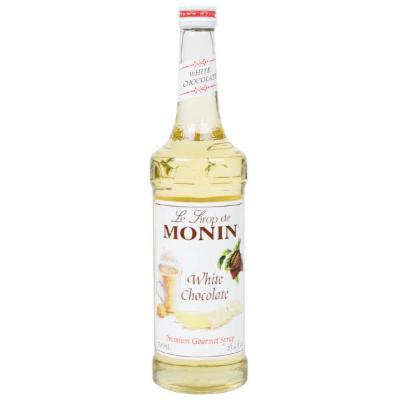 Monin White Chocolate Syrup; 750 Milileter; 12 Per Case - High Mart Wholesale