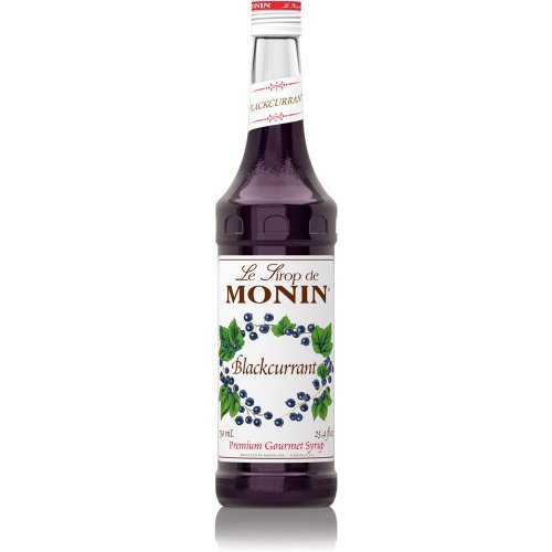 Monin Blackcurrant Syrup; 750 Milileter; 12 Per Case - High Mart Wholesale