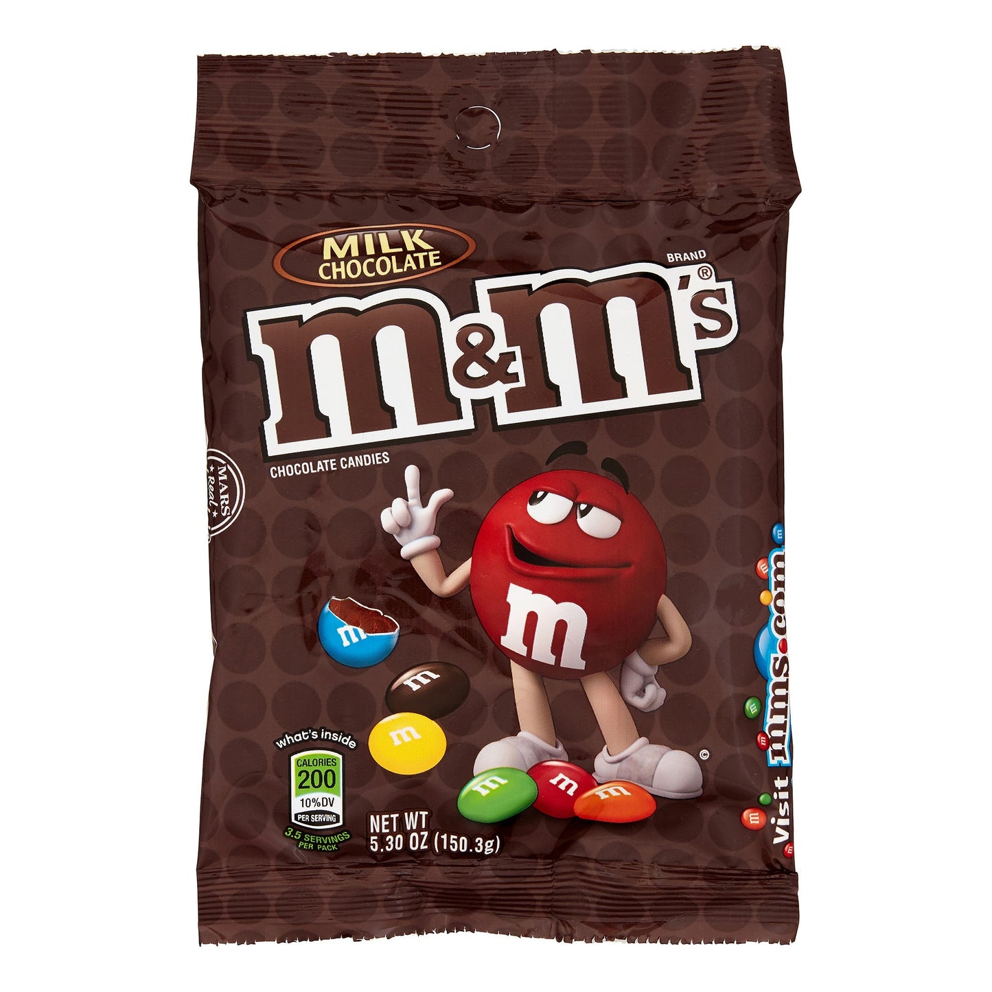 M&M's Milk Chocolate; 5.3 Ounces; 12 Per Case