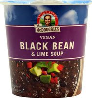 Dr. Mcdougall's Cup Soup Black Bean & Lime; 3.4 Ounces; 6 Per Case - High Mart Wholesale