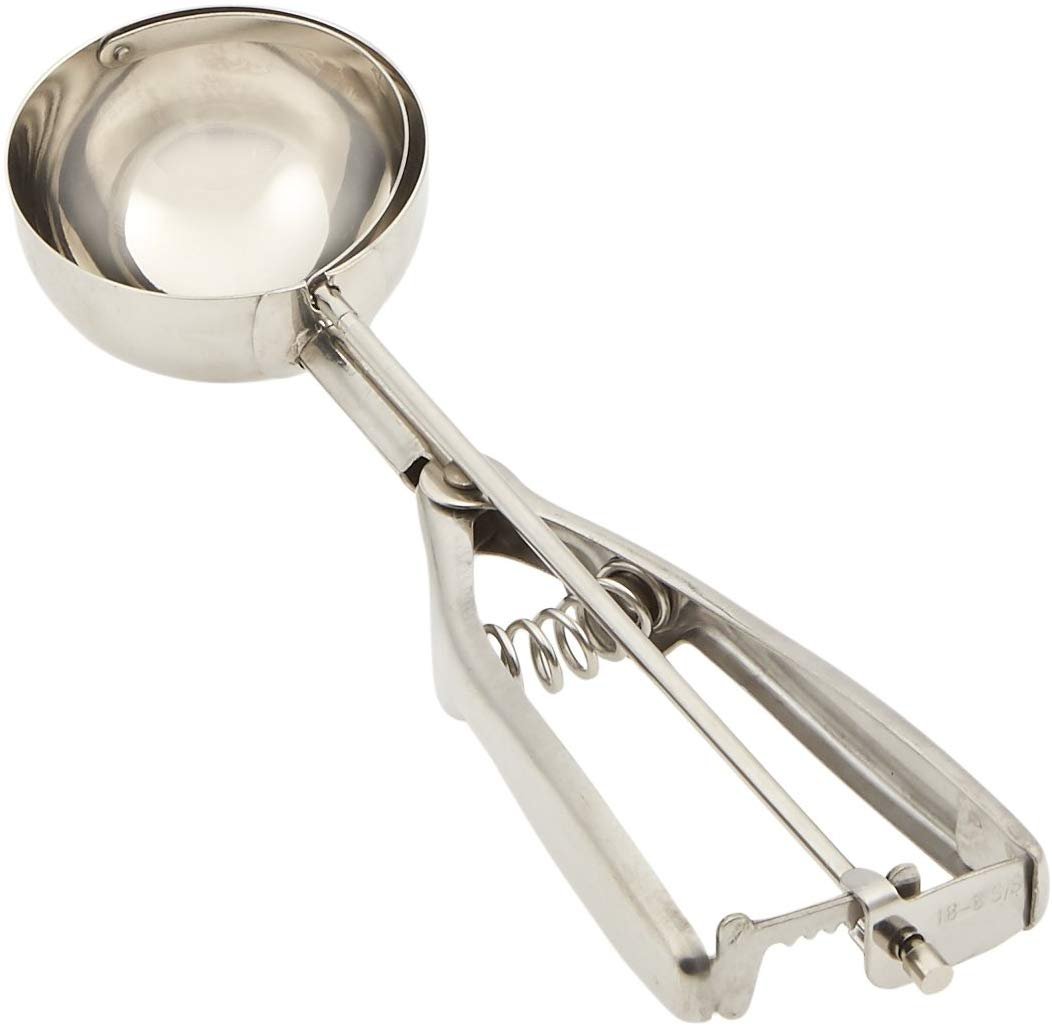 Winco Disher Portioner 3 3/4-14Ma Ounce Stainless Steel; 1 Each - High Mart Wholesale