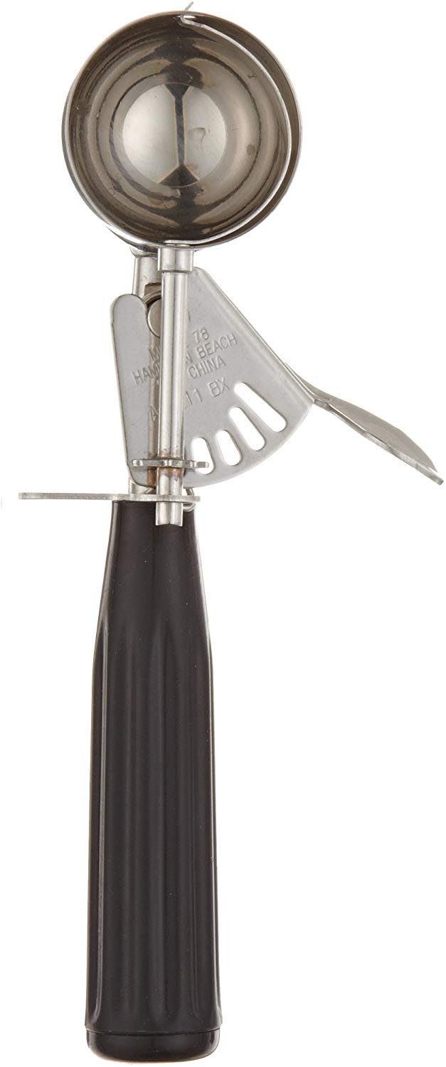 Hamilton Beach 1 Ounce Stainless Steel Black Disher; 1 Each