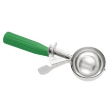 Hamilton Beach 3 Ounce Stainless Steel Green Disher; 1 Each