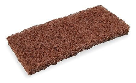 Tolco Pad Heavy Duty Cleaning Brown 4X10"; 100 Count; 1 Per Case