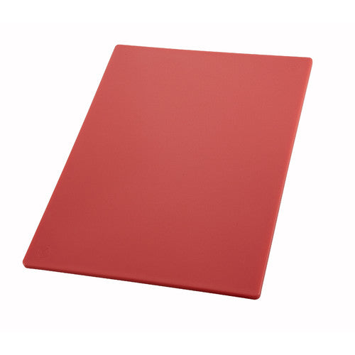 Winco Cutting Board Red 15X20x1/2"; 1 Each - High Mart Wholesale
