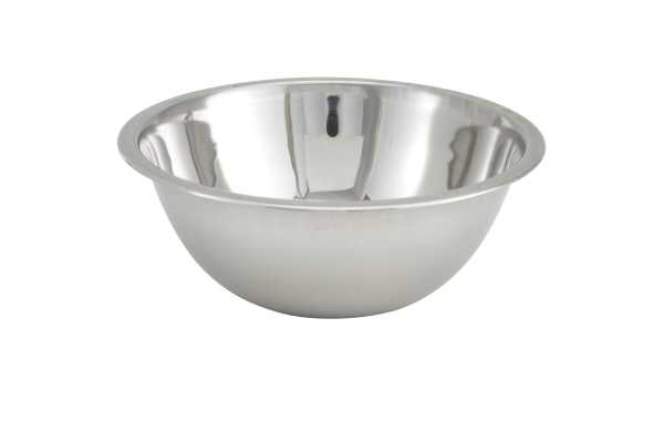 Winco 1.5 Quart Economy Mixing Bowl Stainless Steel 7 3/4 Diameter X 2 1/2 H; 1 Each - High Mart Wholesale