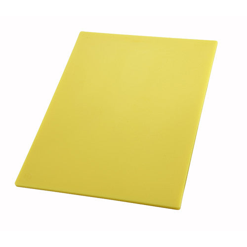 Winco Cutting Board Yellow 12X18x1/2; 6 Each; 1 Per Case - High Mart Wholesale
