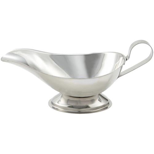 Winco Gravy Boat 5 Ounce; 12 Each; 1 Per Case - High Mart Wholesale