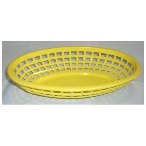 Tablecraft Basket Plastic Yellow; 36 Each; 1 Per Case - High Mart Wholesale