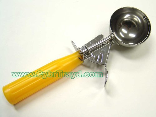 Winco Disher Ice Cream Plastic Yellow Size 20; 1 Each - High Mart Wholesale