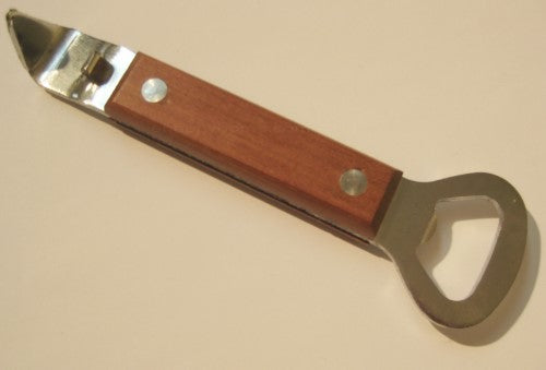 Winco Can Opener With Wood Handle; 12 Each; 1 Per Case - High Mart Wholesale