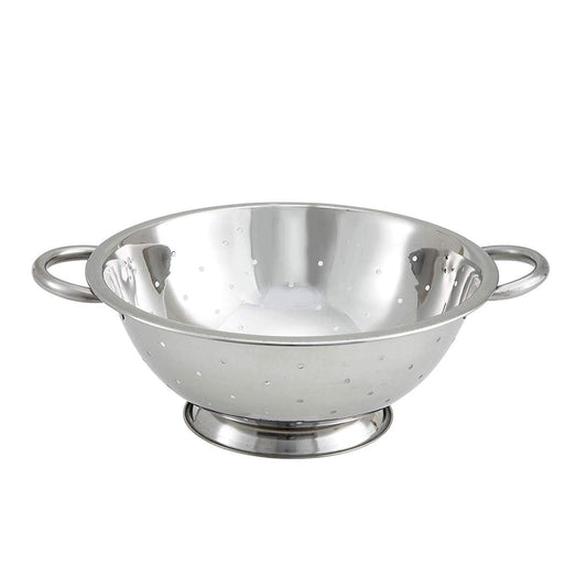 Winco Colander 3 Quart 10 Inch Bowl; 12 Each; 1 Per Case - High Mart Wholesale