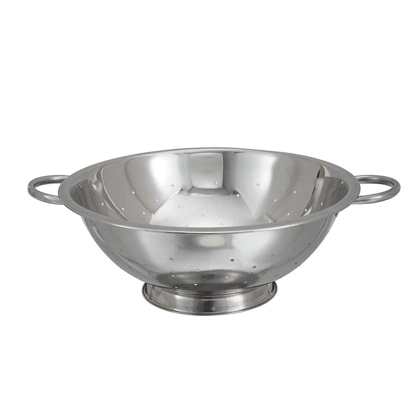 Winco Colander 14 Quart 16.5" Diameter Stainless Steel; 1 Each - High Mart Wholesale