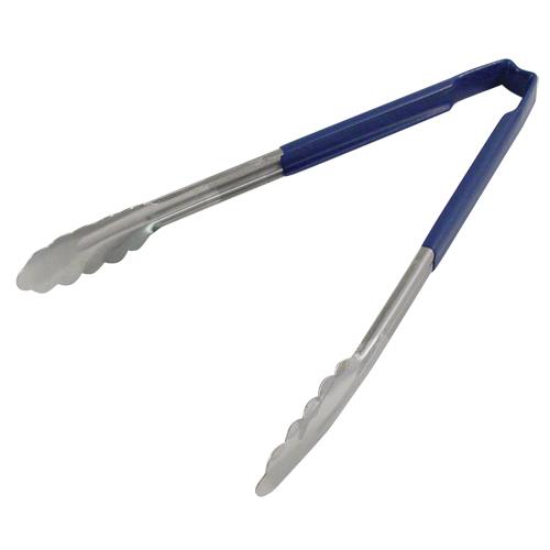 Vollrath Tong Utility 1 Piece 12 Inch Blue; 12 Each; 1 Per Case