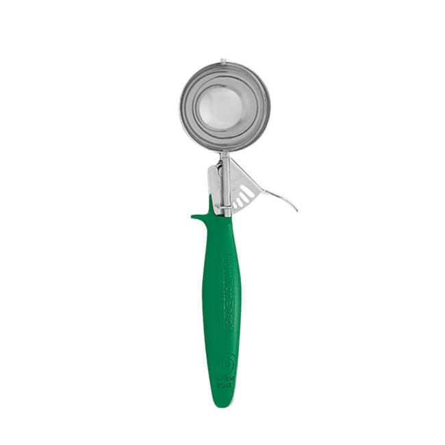 Hamilton Beach 2.78 Ounce Microban Stainless Steel Ergogrip Green Disher; 1 Each