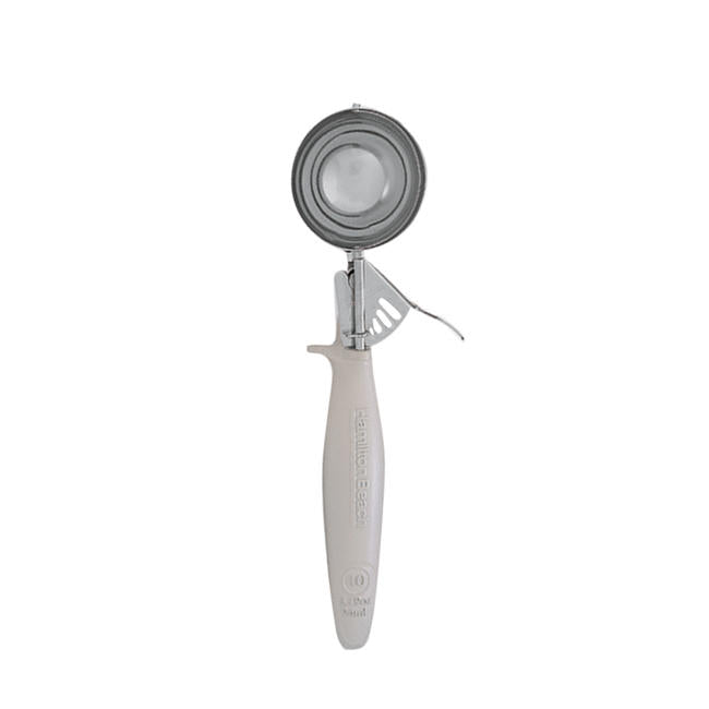 Hamilton Beach 3.19 Ounce Microban Stainless Steel Ergogrip Ivory Disher; 1 Each