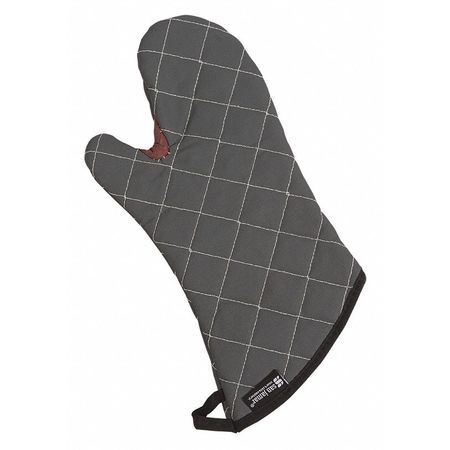 San Jamar Bestguard 17 Inch Black With Kevlar Webguard Oven Mitt; 1 Pair - High Mart Wholesale