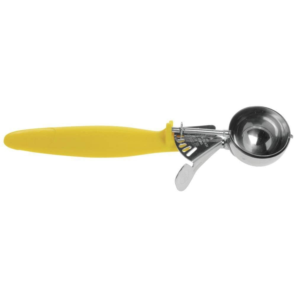 Hamilton Beach 1.77 Ounce Microban Stainless Steel Ergogrip Yellow Disher; 1 Each