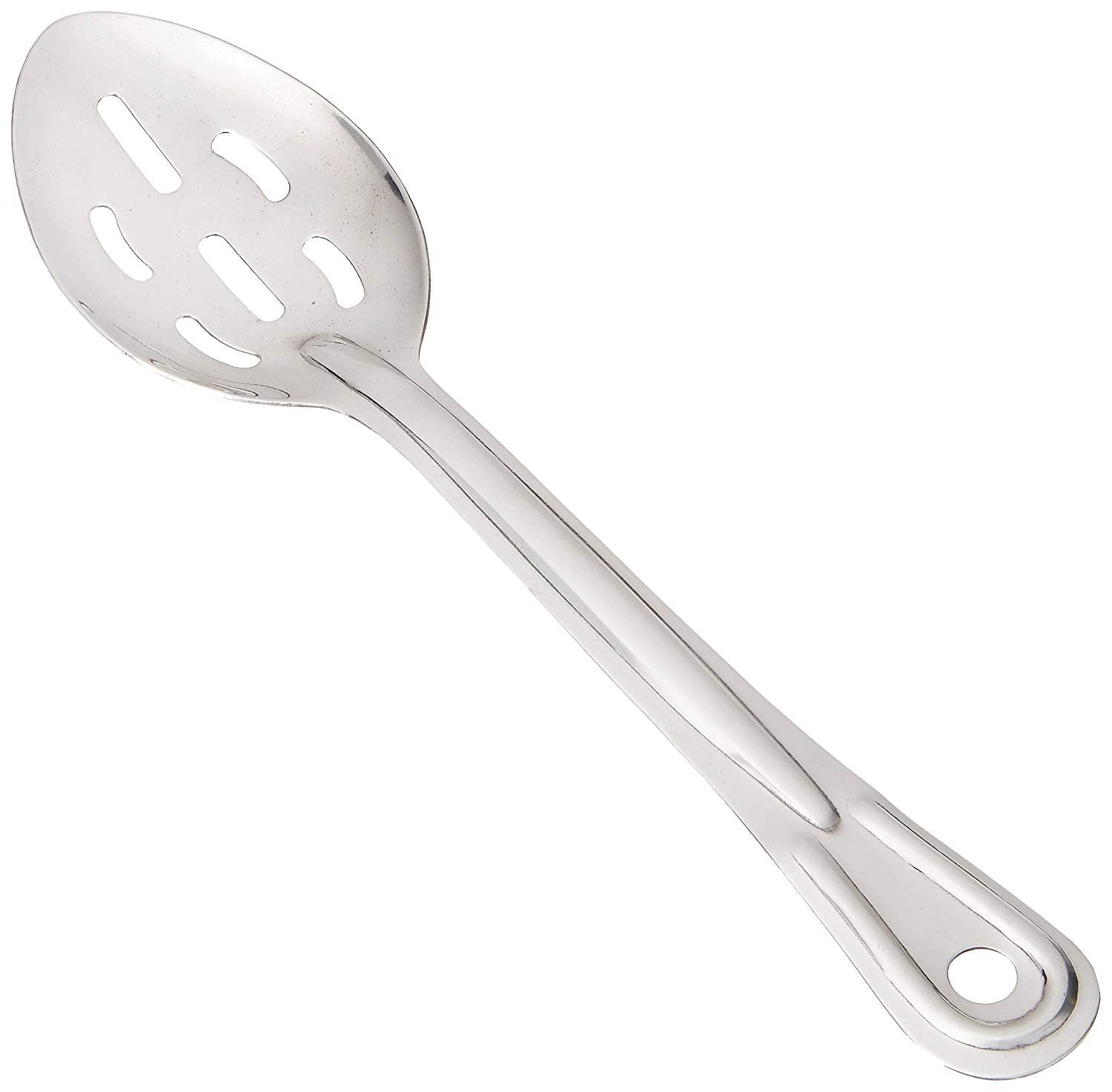 Winco Spoon Basting Slotted 11 Inch; 12 Each; 1 Per Case - High Mart Wholesale