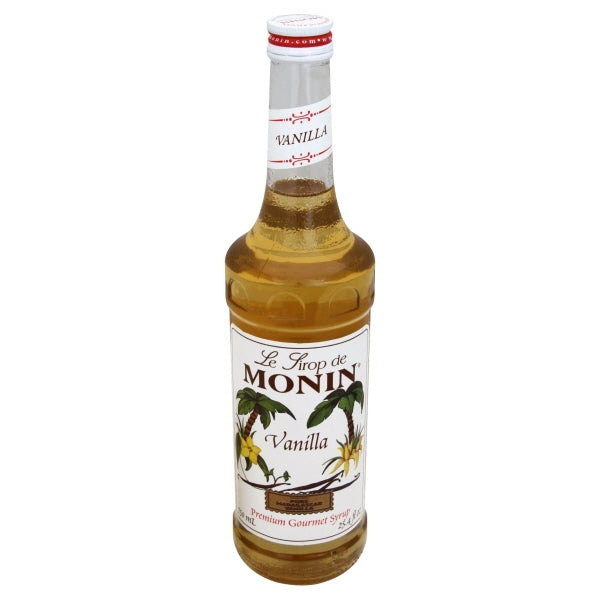 Monin Vanilla Syrup; 750 Milileter; 12 Per Case - High Mart Wholesale